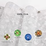 WELTRXE Shower Curtain Liner 183x183cm Mould Proof 12 Grommets 3 Magnets view 2