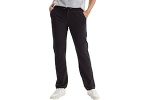 Hanes Womens French Terry Pants, Pocket Lounge Pants for Women, Lighter-Than-Fleece Loungewear, 31”