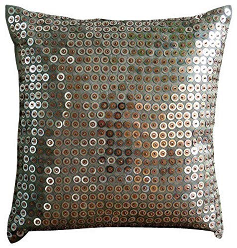 The Homecentric Designer Silver Decorative Pillow Cover Modern
