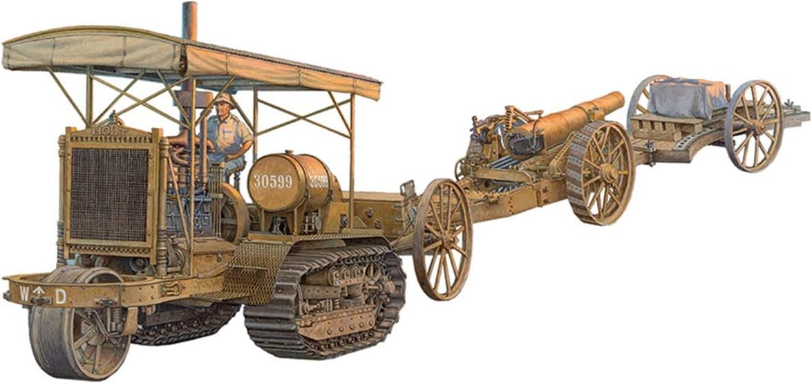 1/35 scale WWI Holt 75 Artillery Tractor with BL 8inch Howitzer Limited Edition model kit set