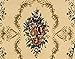 Achim Home Furnishings Capri 3-Piece Rug Set, Savonnerie - White