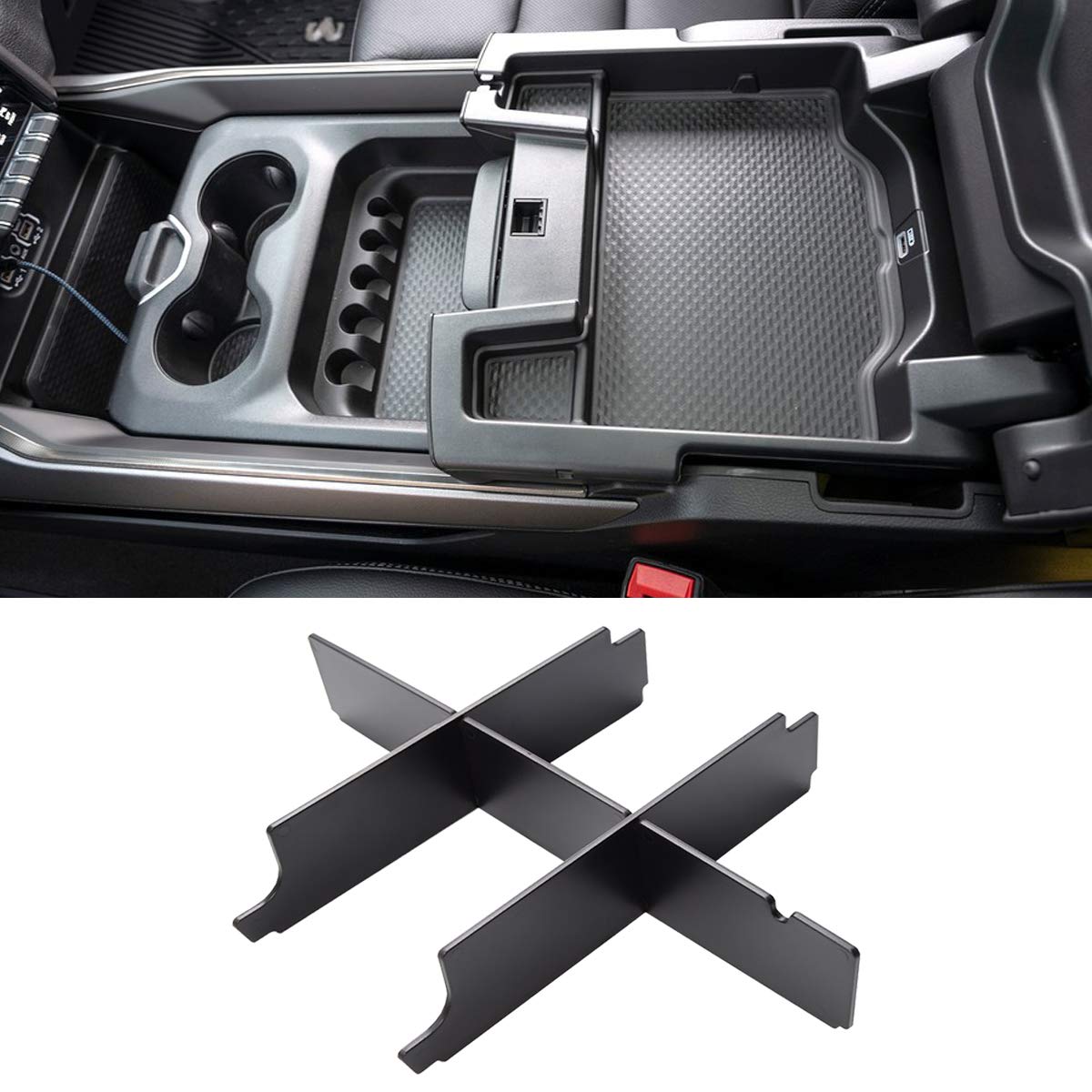 Buy Jaronx For Dodge Upper Center Console Organizer, For RAM 1500 (2019