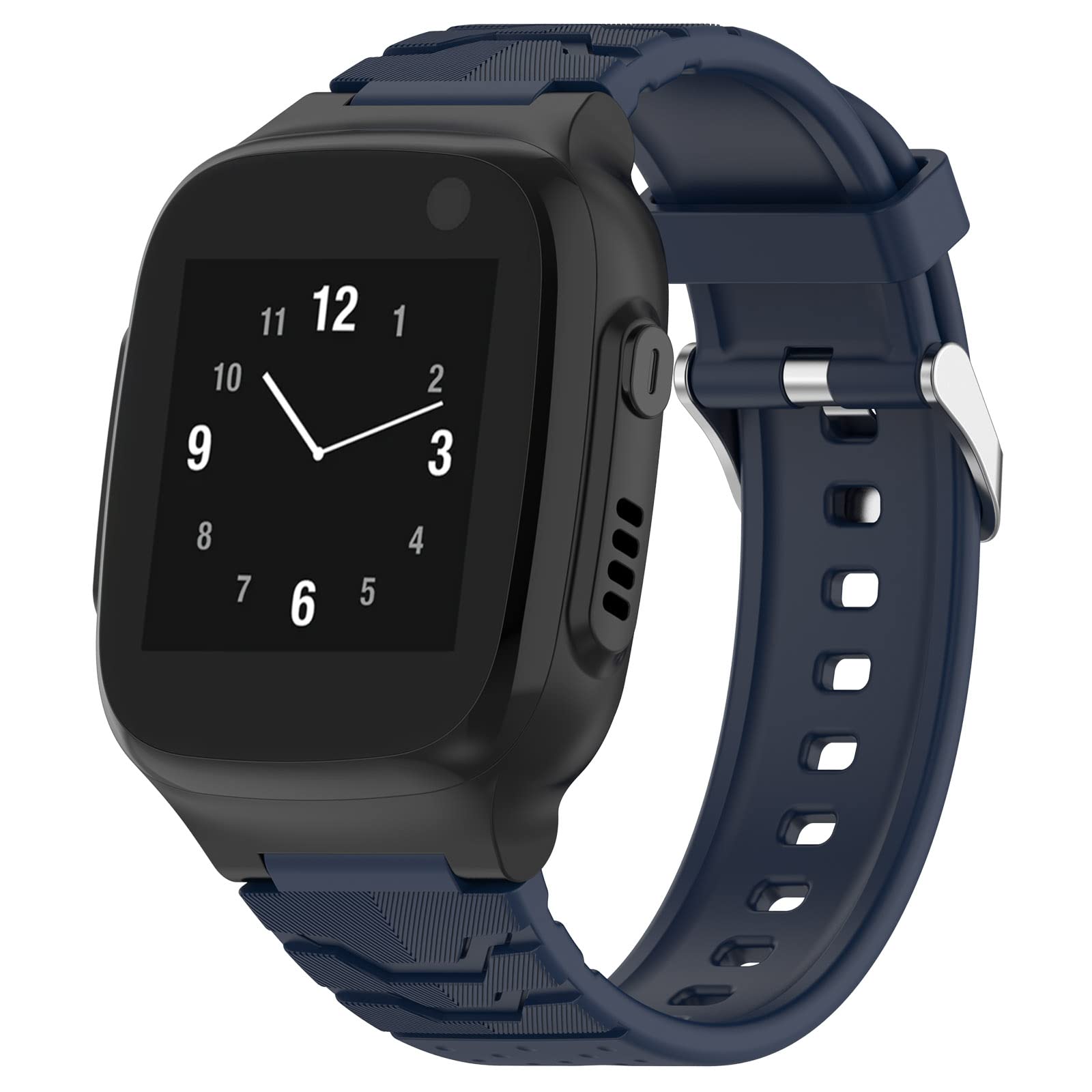 Miimall Compatible with XPLORA X5 PLAY/XPLORA X5 Strap, Soft Silicone Sport Band for Boys Girls Breathable Lightweight Waterproof Replacement Wristband Children’s Strap for XPLORA X5 PLAY-Blue
