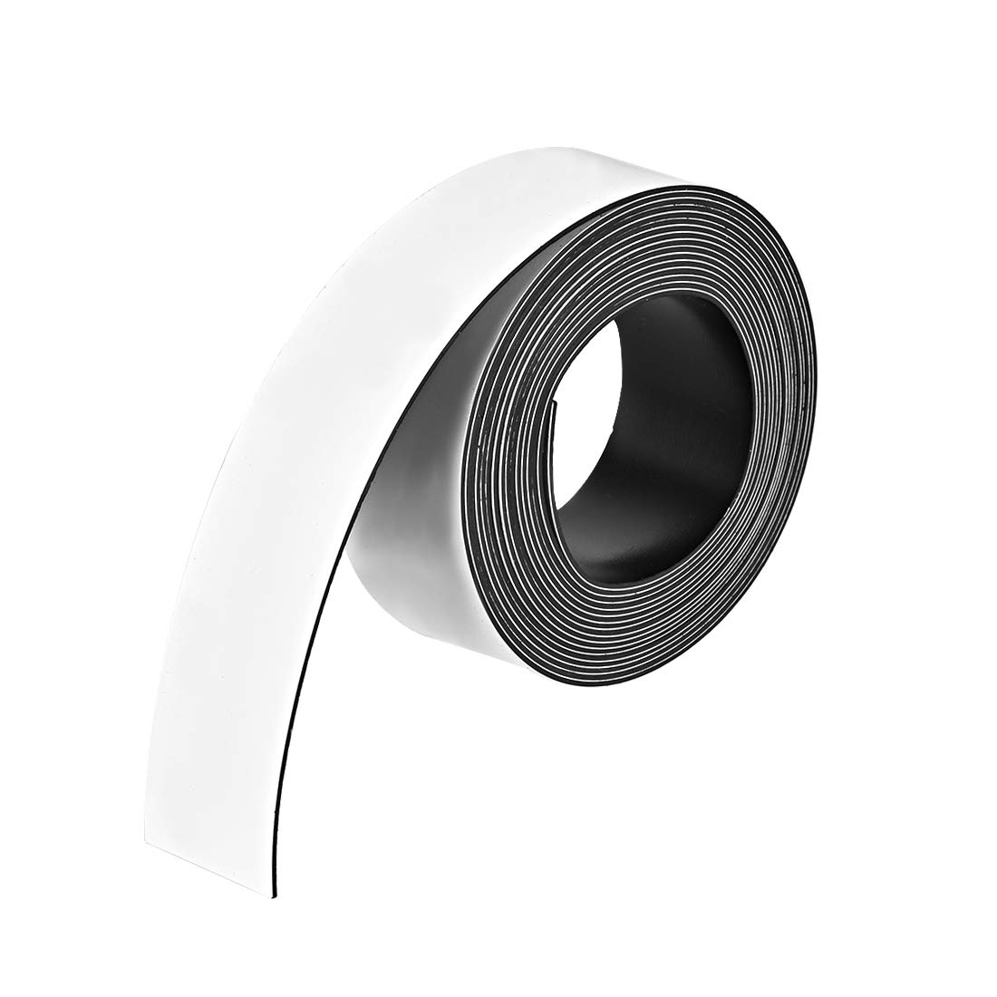 sourcing map White Magnetic Strip for Crafts, 1 Inch x 9.8 Feet