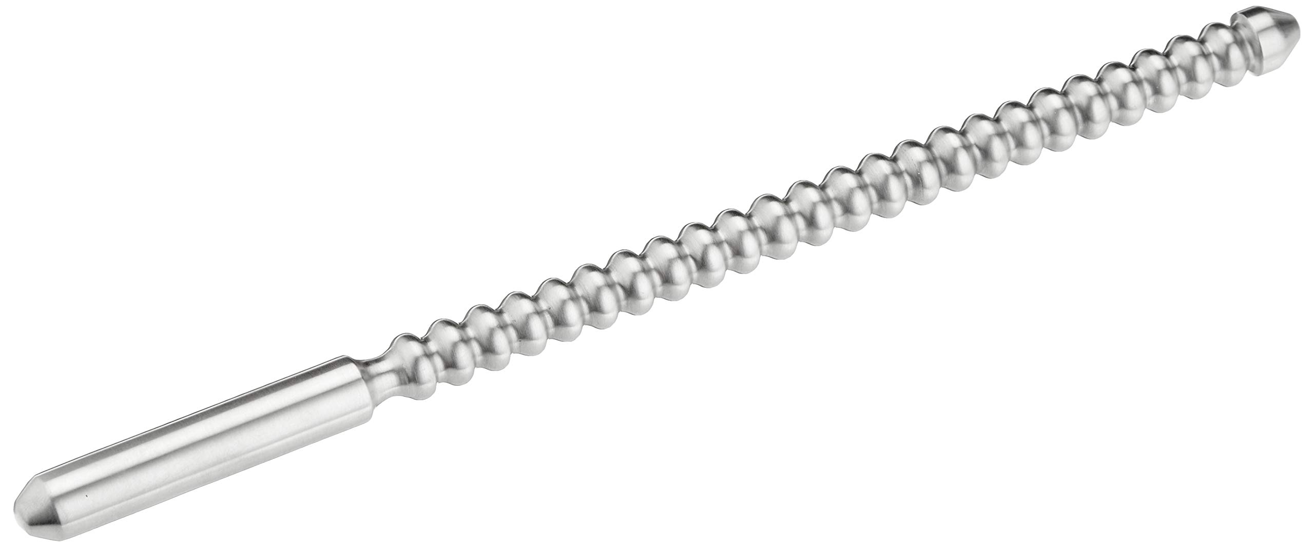 Triune DIP Stick Ribbed, 12 x 240 mm, Brushed Steel, TMS247912BR