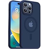 KCQNine Magnetic Case for iPhone 15 Pro Max,Compatible with MagSafe,Military-Grade Protection,Yellowing Resistant,Scratch-Resistant Back,Phone Case for iPhone 15 Pro Max (Blue)