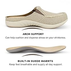 Plantar Fasciitis Slippers for Men with Arch