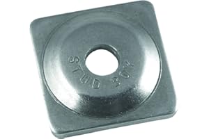 Stud Boy Square Backer Plates Aluminum 24/Pk 2061-P1