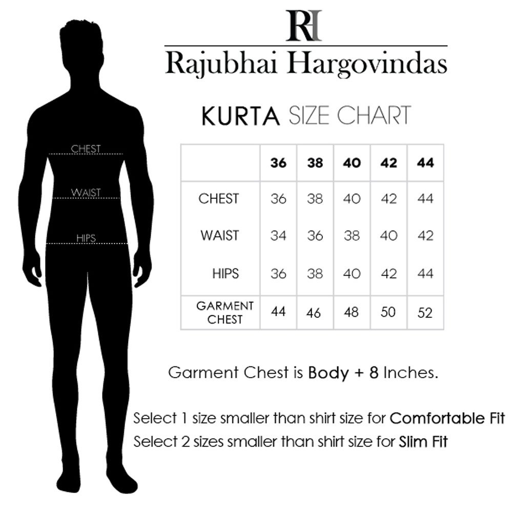 rajubhai hargovindas men's linen blend long kurta