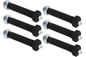 Trailer Spring Shackle Bolt, Trailer Axle Eye Wet Bolt High Hardness Steel 6 Pieces for 2000 3500 5200 6000 7000 Axles