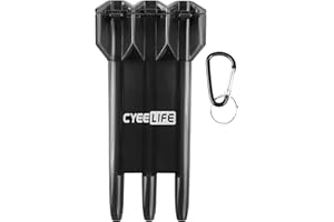 CyeeLife Dart Carrying case, Adjustable Dart Case, Portable Dart Storage Box with Key-Locking Clasp