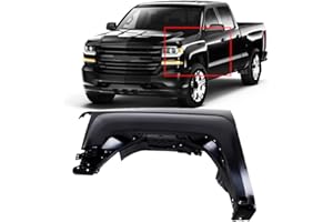 CAREONLINE Front Driver Left Side Fender Compatible With 2014-2018 Chev-rol-et Silverado 1500&2015-2019 Silverado 2500/3500 HD, Steel Primed OEM: 23303551 GM1240385