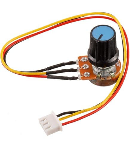 10PCS A103 10K Duplex Gear Potentiometer A10K 5pin For Radio