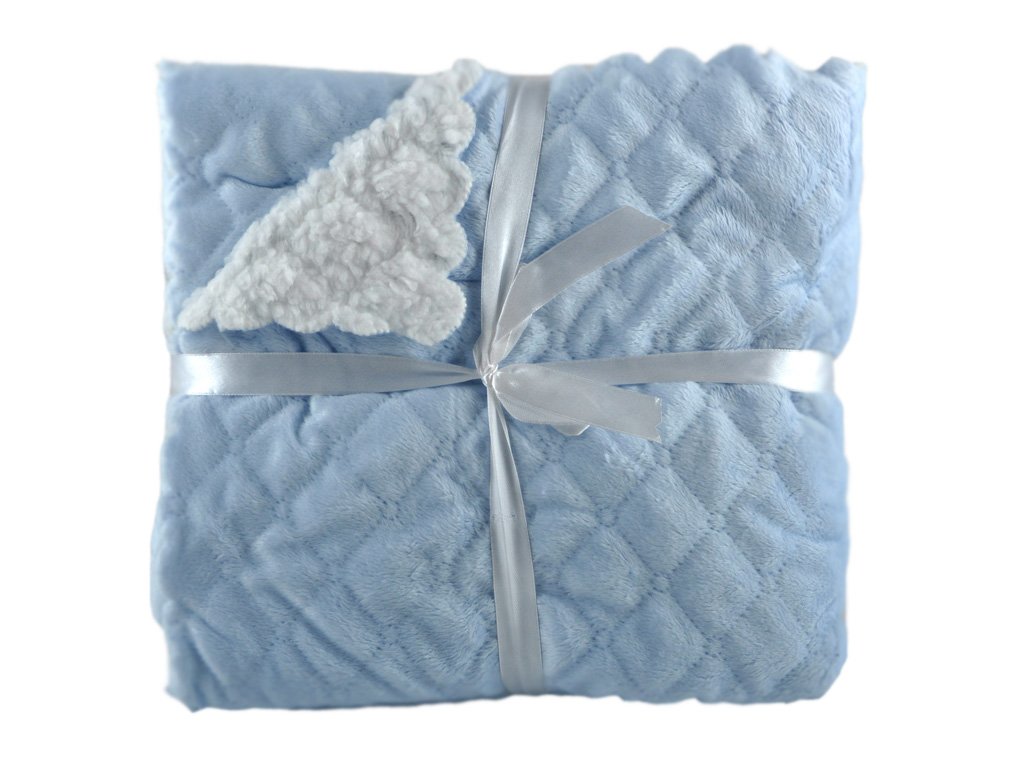 MI CASA Lightweight Blanket 90 x 75 Blue