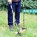 CHERPET Dog Pooper Scooper - Long Handle Tray & Rake Pick Up Pets Waste Removal Metal Durable Dog/Cat Scoopers Easy to Use Great Clean Up for Outdoor/Grass/Yard