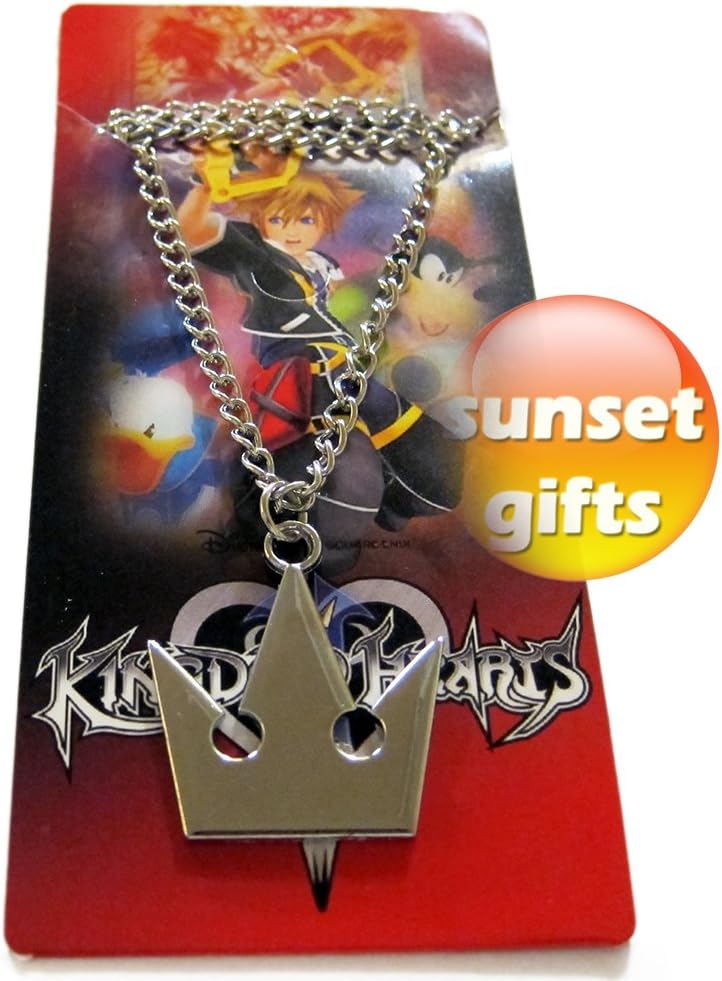 Kingdom Hearts CROWN Necklace by SUNSET GIFTS