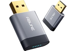 ABUNE Wireless CarPlay Adapter for iPhone & Android Auto (2025 Upgrade), Easy to Use Bluetooth Dongle with Fast Stable Connection, Converts Wired to Wireless Car Play Adapter, for 2016+ Cars With USB-A/C