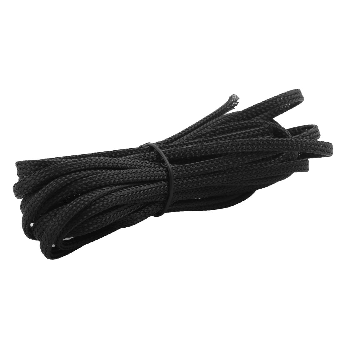 sourcingmap 3.5m x 3mm Black Nylon Expandable Sleeving Cord Cable Sheath Protector