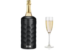 ITSLIFE Wine Chiller Single Bottle Stainless Steel Iceless Cooler insulated Wine Bottle Keep Wine Cold up to 6 Hours Fits Most Wine Bottles Gift for Wine Lovers Rapid and Portable