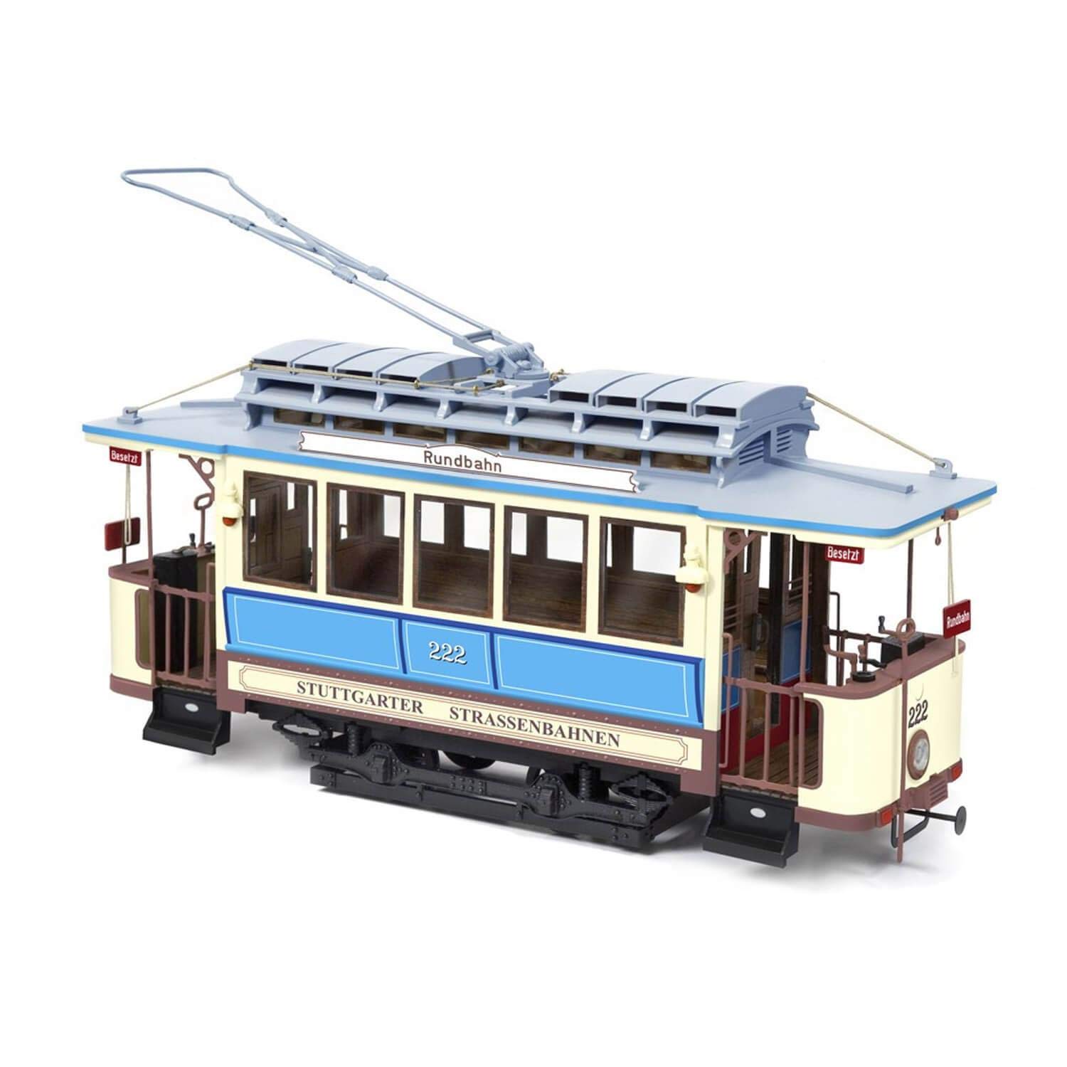 Stuttgart 222 German Tram 1:24 Scale Wood & Metal