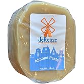 DeReuze Almond Paste, Authentic Dutch Speculaas, Vacuum Sealed, 1 lb | Vacuum Sealed Pack, Authentic Flavor, For Dutch Speculaas Banketstaaf Cookies Cakes &amp; Holiday Pastries