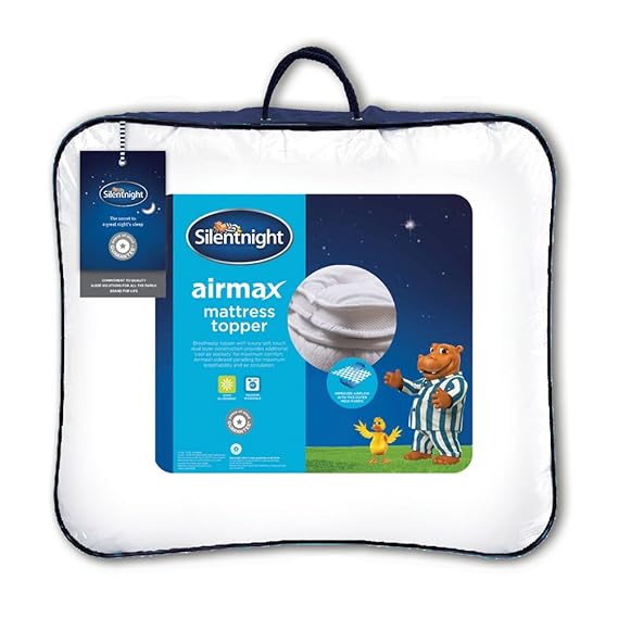 Silentnight Airmax Mattresss Topper, Polyester, White, King Amazon.co