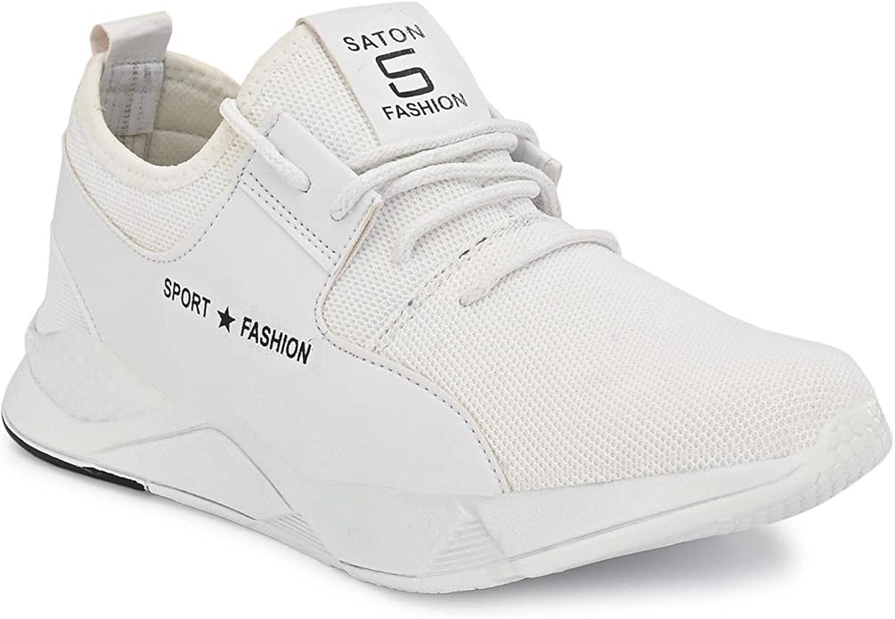 Buy White .S.F Casual Sports Running Shoes for Men at Amazon.in