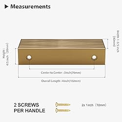 Peaha 30 Pack Kitchen Cabinet Handles 3 inch