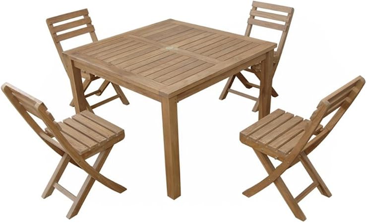 Amazon Com Anderson Teak Patio Lawn Garden Furniture Montage Alabama Dining Set Outdoor And Patio Furniture Sets Garden Outdoor