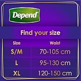 Depend Comfort Protect Incontinence Pants Women Small/Medium 30 Pcs view 7
