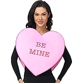 JUST FOR PARTY Adult Valentine's Day Costume, Romantic & Sweet Candy Be Mine for Women, One Size