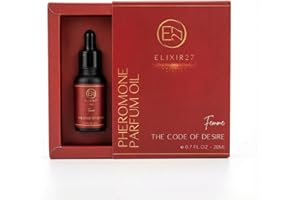 ELIXIR27 Pheromones Perfume Oil for Women Luxury Feminine Fragrance Oil, Long-Lasting Scent with Raspberry, Jasmine & Vanilla Notes