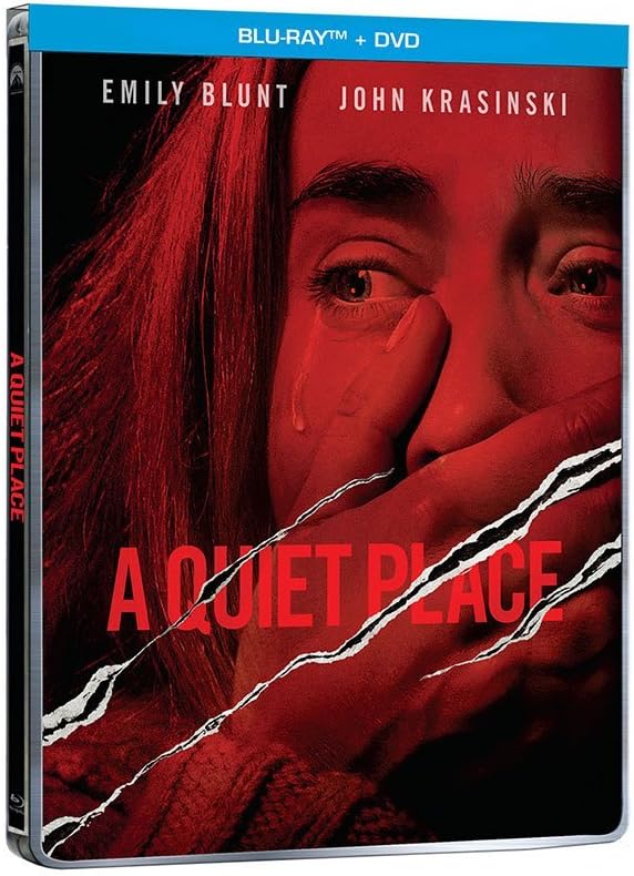 A Quiet Place STEELBOOK (Blu-ray + DVD) Audio & Subtitles: English, Spanish, French & Portuguese - IMPORT