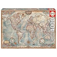 4,000 Piece Puzzle - The World Map