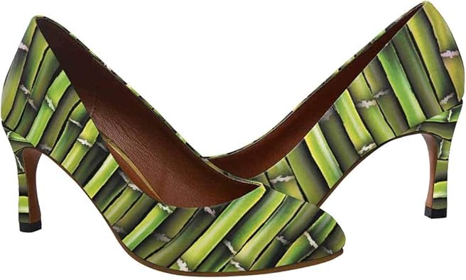 bamboo high heels