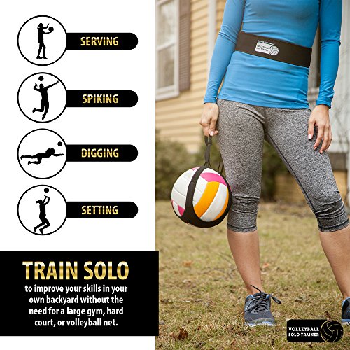 Red Oak Collections Indoor Outdoor Volleyball Training Tether: Practice Trainer Rebounder Equipment Gear Aids Serving Spike & Setting Skills for Kids High School Junior Pro & Beach Players - Thumbnail 5