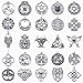 Michelle Queen Celtic Cross Charms for DIY Necklace Pendants Making Pack of 25