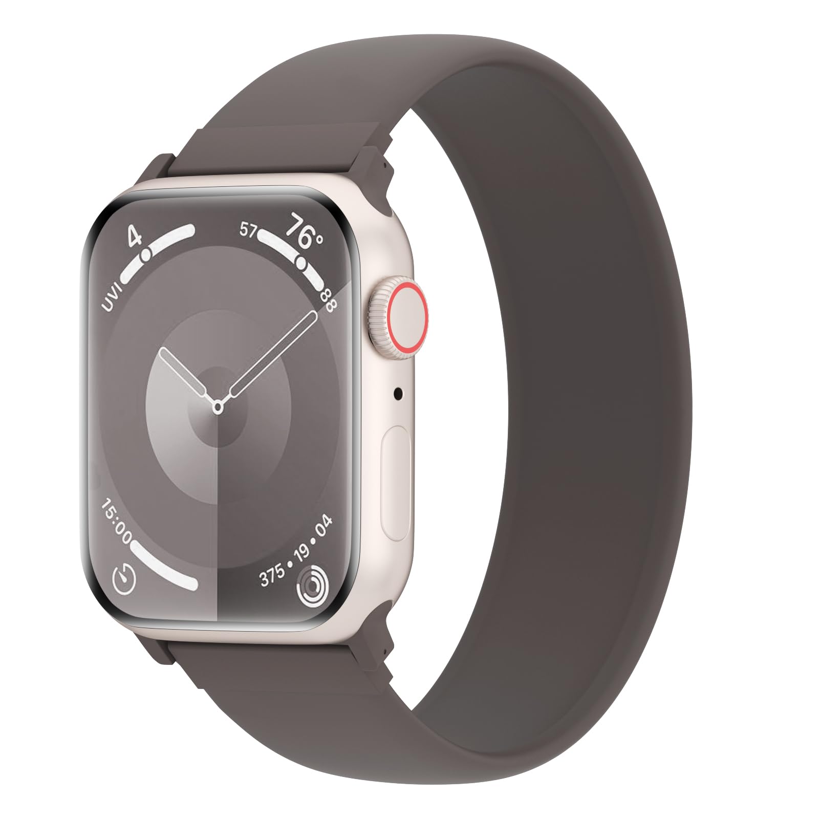 Arctime Silicone Solo Loop Bands Compatible with Watch Band 38mm 40mm 41mm 42mm 44mm 45mm 46mm 49mm, Sport Stretchy Strap Soft Replacement Wristband for iWatch Ultra 3 2 1 Series 11 10 9 8 SE 7 6 5 4