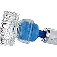 Wand Essentials Hummingbird Masturbator Attachment, Vibrating Massager Attachments for Men and Women, Dual Sided Textured Sen