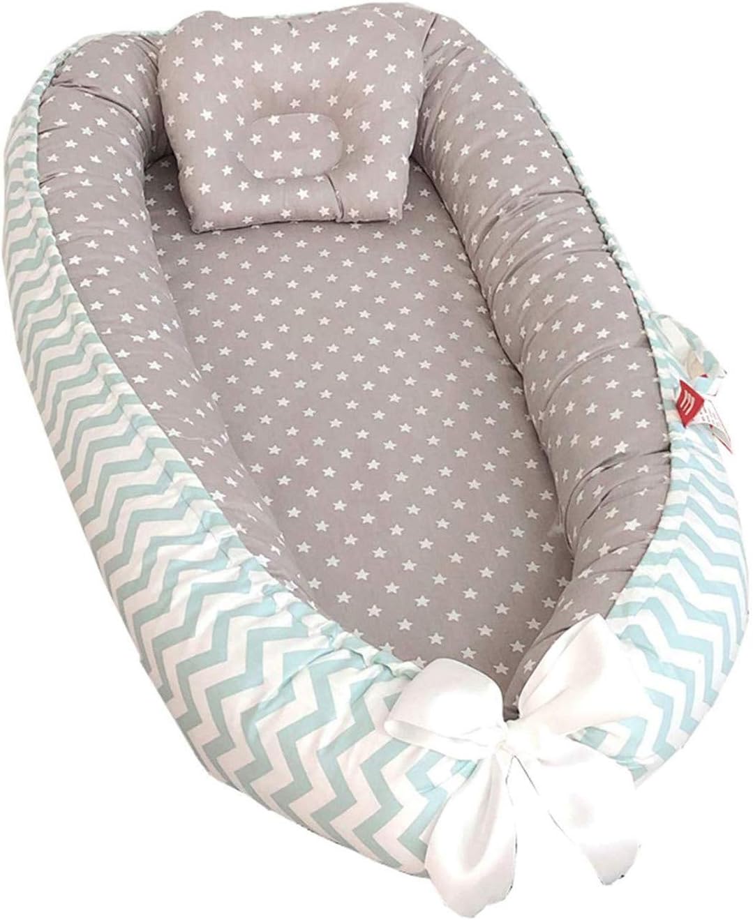 Baby Lounger, Portable Soft Cotton and Breathable Lounger