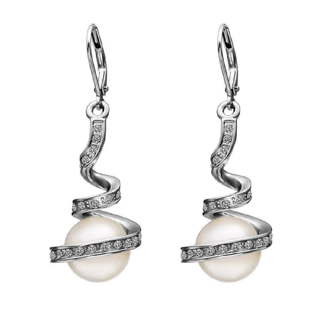 joyliveCY  la moda mujer elegante  K chapado oro de ley eardrop Dangle