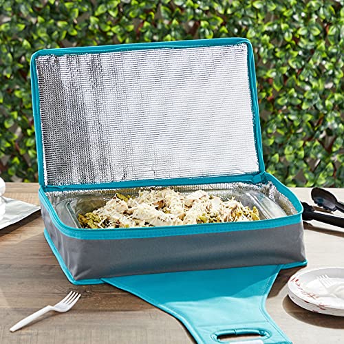 Insulated Casserole Carrier, Thermal Container, Keeps Food Hot or Cold