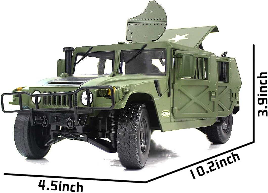 1:18 Military Armored Vehicle Alloy Diecast Model, Bulldozer, 10.2 * 4.5 * 3.9 inches - Image 3