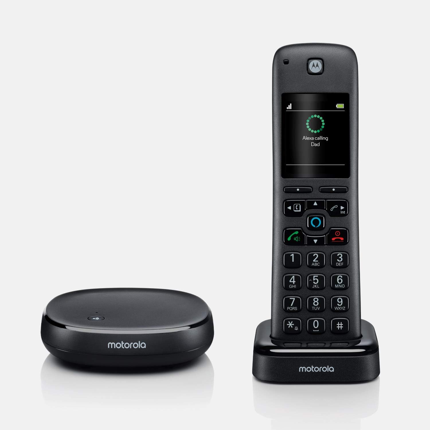 Motorola Axh01 Cordless Phone with Alexa BuiltIn and Amazon.co.uk
