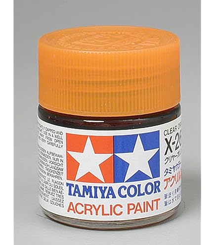 Amazon.com: TAMIYA X24 81524 Acrylic Mini X24 Clear Yellow 1/3 oz