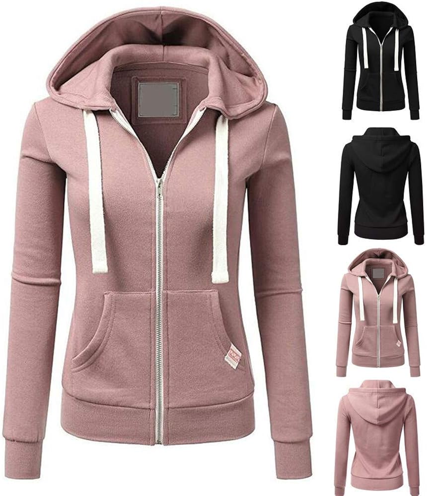 thin black hoodie womens