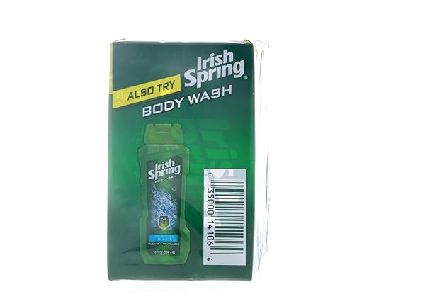 IRISH SPRING DEODORANT BATH BAR SOAP MOISTURE BLAST, 3.75 OZ