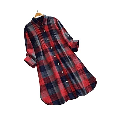 CUPSHE Womens Lady Leisure Plaid Pockets Buttoned Nigeria | Ubuy
