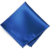tiemart Solid Color Pocket Squares for Men for Suits and Perfect for Wedding Parties Measures 12 x 12 inch / 30 x 30 cm