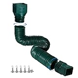 plusgutter Green1-Pack Rain Gutter Downspout